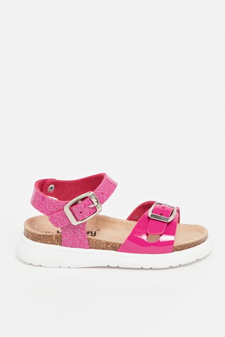 Gelakte Sandalen Zeus Fuchsia