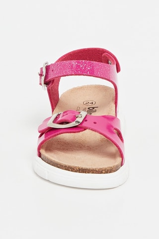 Gelakte Sandalen Zeus Fuchsia