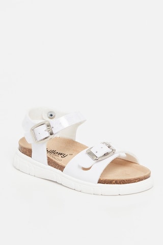 Gelakte Sandalen Zeus  Wit
