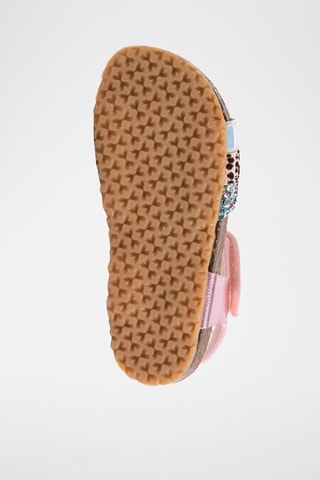 Leren Sandalen Roségoudkleurig