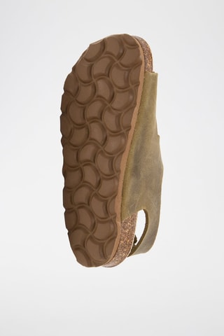 Leren Sandalen - Kaki