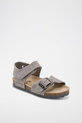 Sandales en cuir - Gris