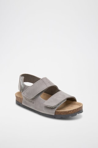 Sandales en cuir - Gris