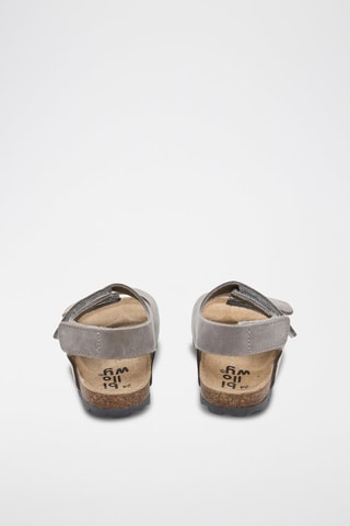 Sandales en cuir - Gris
