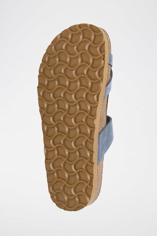 Sandales en cuir - Bleu