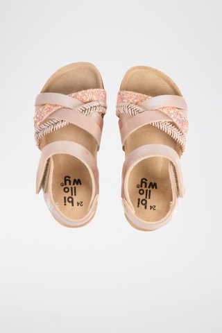 Sandalen Zalmkleurig