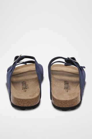 Leren Muiltjes - Blauw