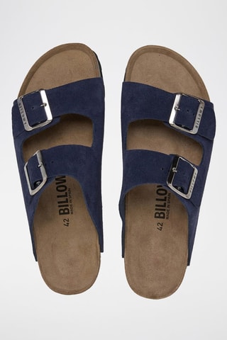 Leren Muiltjes - Blauw