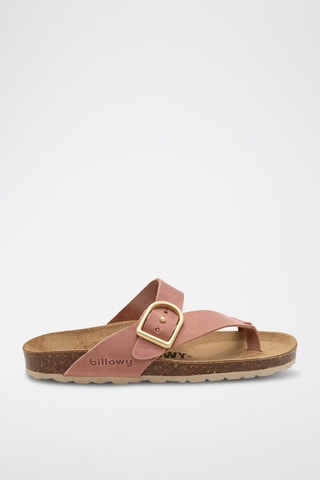 Sandales en cuir - Rose