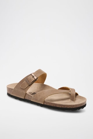 Leren Muiltjes - Beige