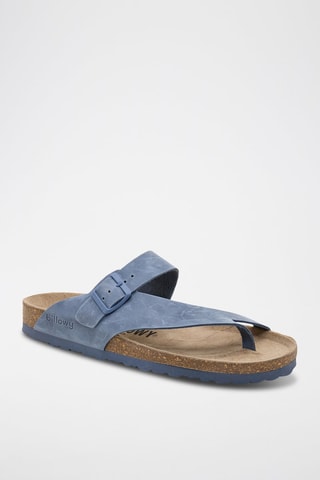 Leren Muiltjes - Blauw