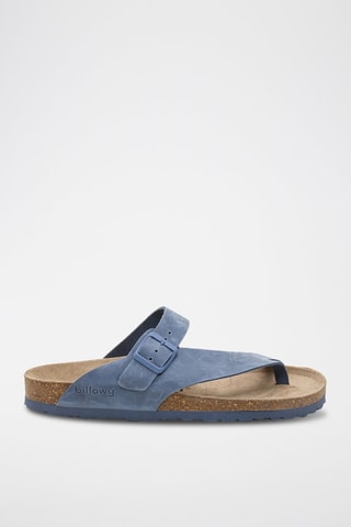 Leren Muiltjes - Blauw
