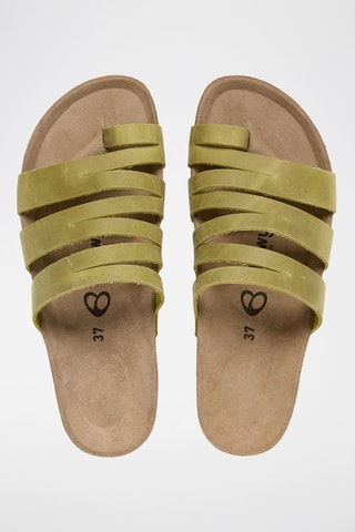Sandales en cuir - Vert