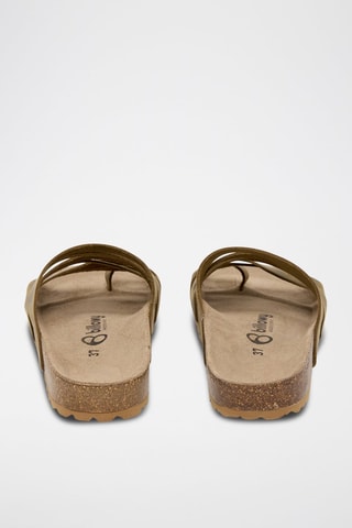 Sandales en cuir - Marron