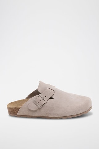 Sabots en nubuck Zueco - Gris