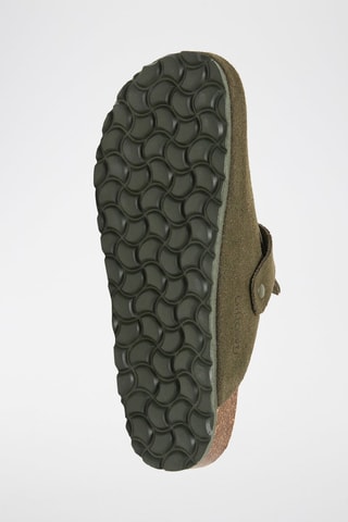 Leren Clogs Zueco - Kaki