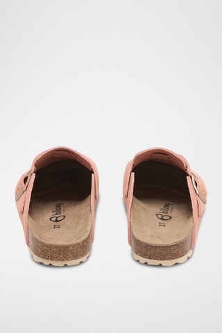 Nubuck Clogs Zueco - Zalmkleurig