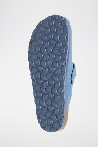 Sabots en nubuck Zueco - Bleu