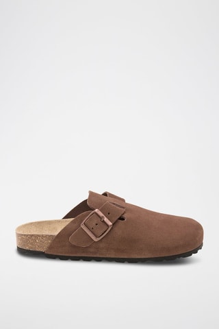Leren Clogs - Bruin