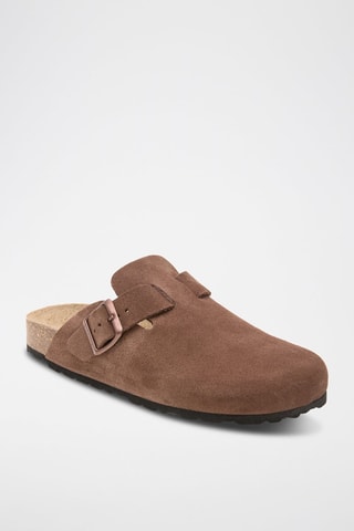 Leren Clogs - Bruin