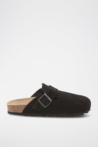 Sabots en cuir - Noir