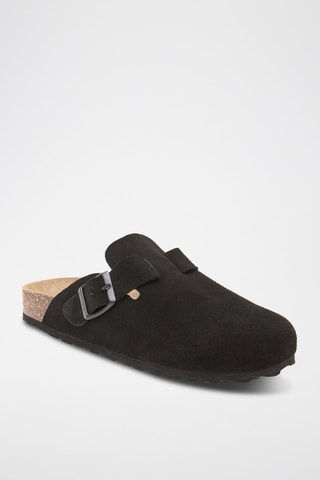 Sabots en cuir - Noir