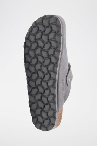 Sabots en cuir - Gris