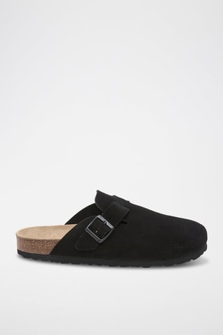 Sabots en cuir - Noir