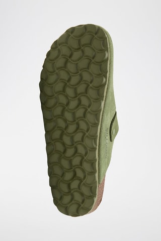Nubuck Clogs - Olijfgroen