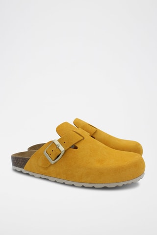 Nubuck Clogs Rosso Geel