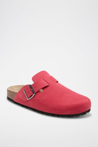 Leren Clogs - Rood