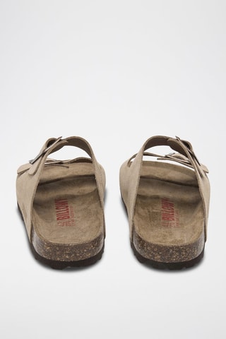 Nubuck Muiltjes - Lichtbruin