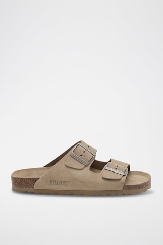 Nubuck Muiltjes - Lichtbruin