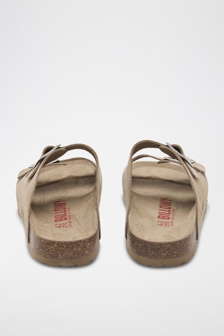 Nubuck Muiltjes - Lichtbruin