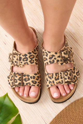 Platform Sandalen - Bruin