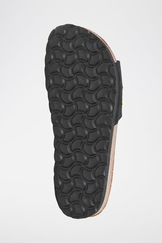 Nubuck Platform Sandalen - Zwart