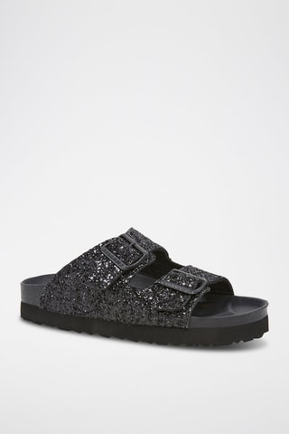 Platform Sandalen - Zwart