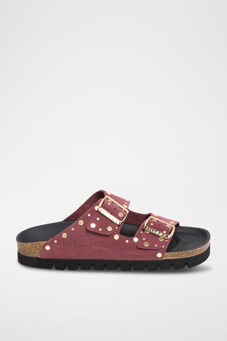 Leren Muiltjes - Rood