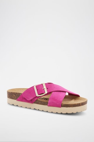 Nubuck Platform Sandalen - Roze