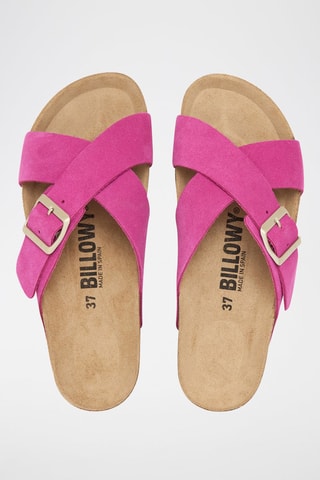 Nubuck Platform Sandalen - Roze