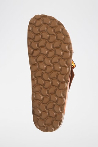 Leren Slippers - Camel