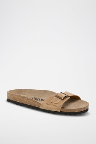 Leren Muiltjes - Beige