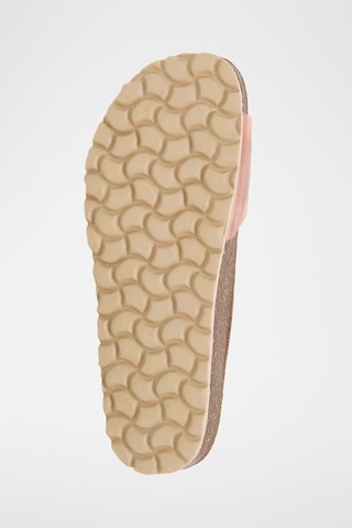 Mules en cuir - Rose