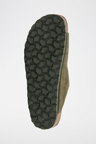 Mules en cuir - Vert
