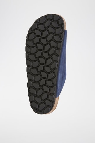 Nubuck Muiltjes - Blauw