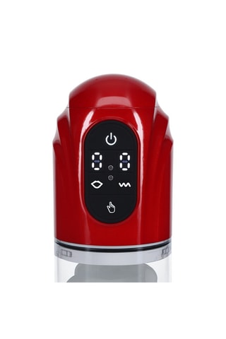 Pompe masturbatrice automatique Technothrust - Rouge - 17 cm