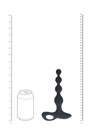 Boules anales - Noir - 3 cm