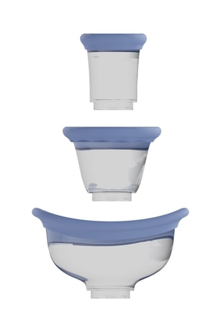 Pompe vulve et seins delightful Shots rechargeable - Bleu - 4 produits