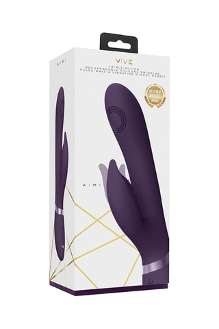 Vibromasseur Aimi Violet - 22,3 cm
