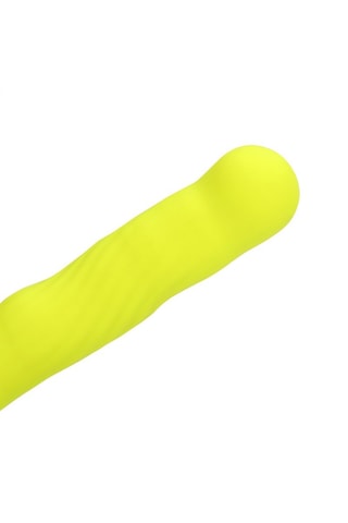 Vibromasseur Wiggle Loveline - Jaune - 17,5 cm